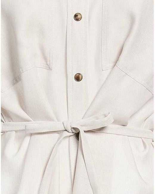 Brunello Cucinelli White Simple Solid-Color Shirt