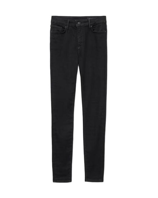 AllSaints Black Miller Slim Jeans