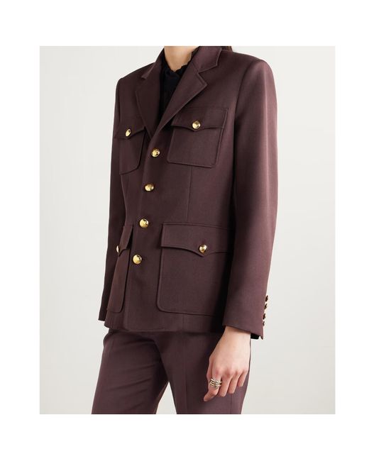 Nili Lotan Brown Single-Breasted Casual Jacket