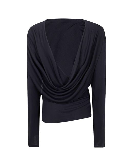 Jacquemus Blue The Croisière Long-Sleeve Top