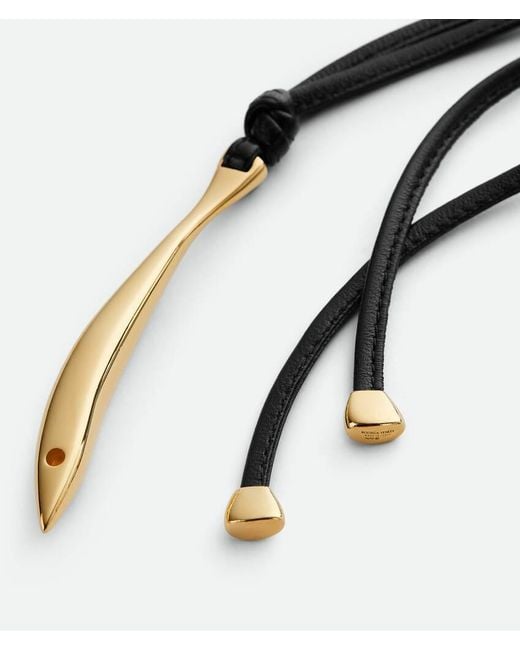 Bottega Veneta Multicolor Sardine Leather Necklace