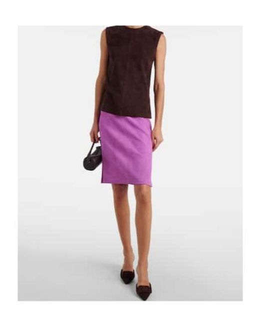 Stouls Brown Miuccia Suede Top