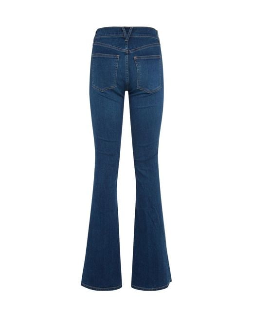 Veronica Beard Blue Flared Jeans