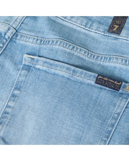 7 For All Mankind Blue Bootcut Jeans