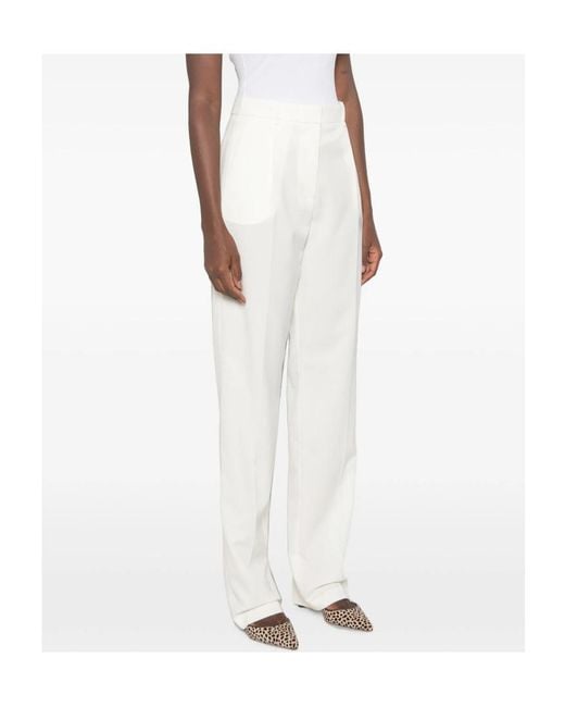 Elisabetta Franchi White Trousers