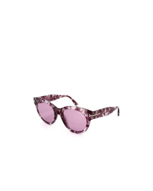 Tom Ford Pink Logo Sunglasses