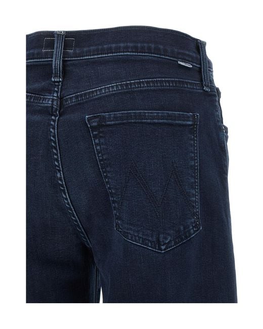 Mother Blue 'The Mid Rise Rambler Zip Ankle' Jeans