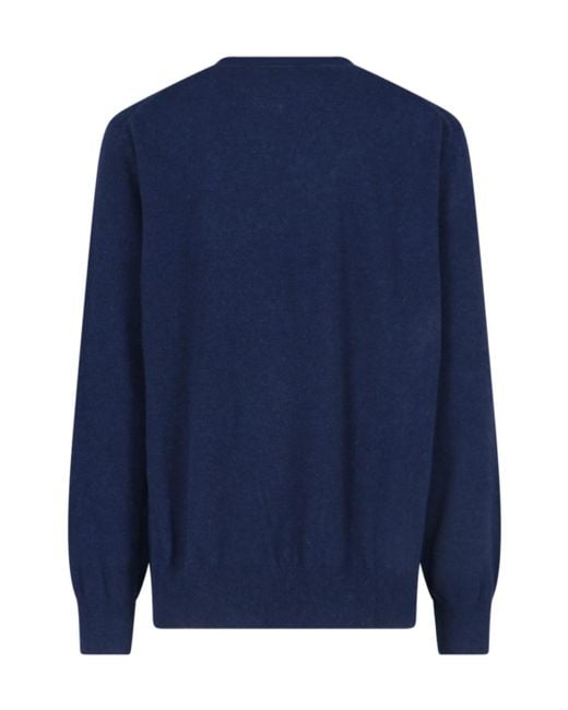 Comme des Garçons Blue Comme Des Garçons Shirt Crewneck Knitted Jumper for men