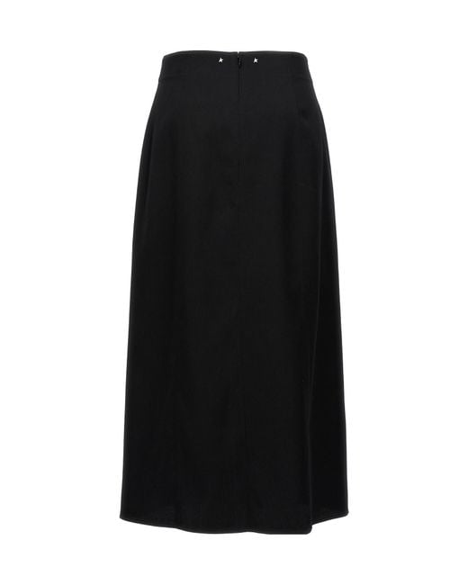 Golden Goose Deluxe Brand Black Midi Skirt