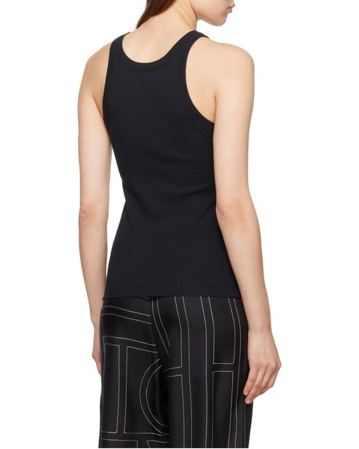 Totême Black Totême Espera Ribbed Tank Top