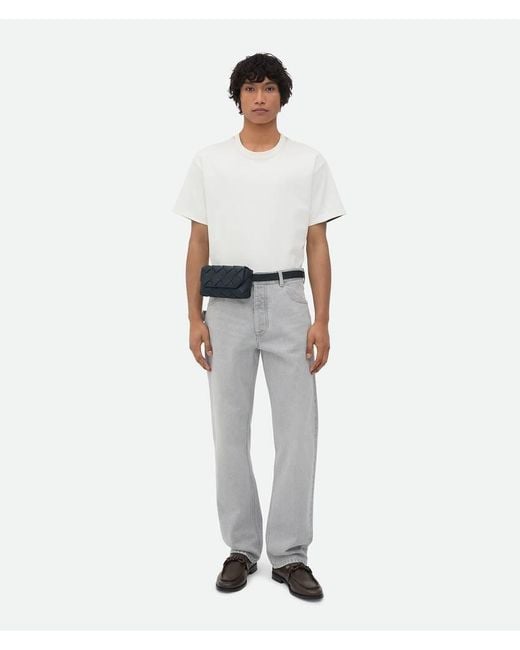Bottega Veneta Blue Diago Belt Bag for men