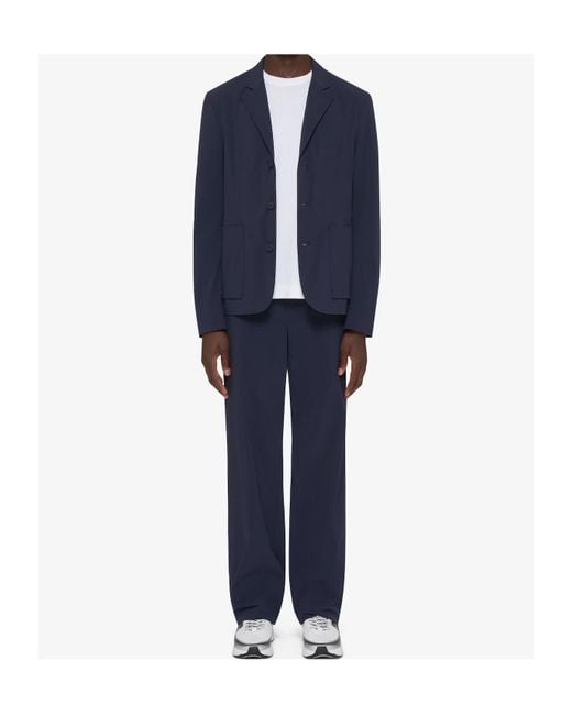 Givenchy Blue Button-Up Travel Jacket for men