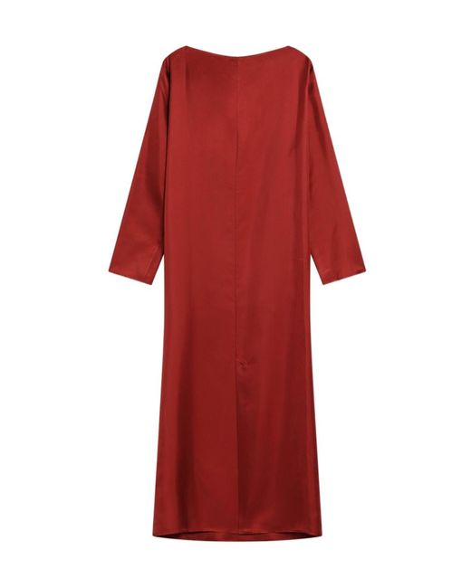 Loulou de Saison Red Zoya Twill Dress