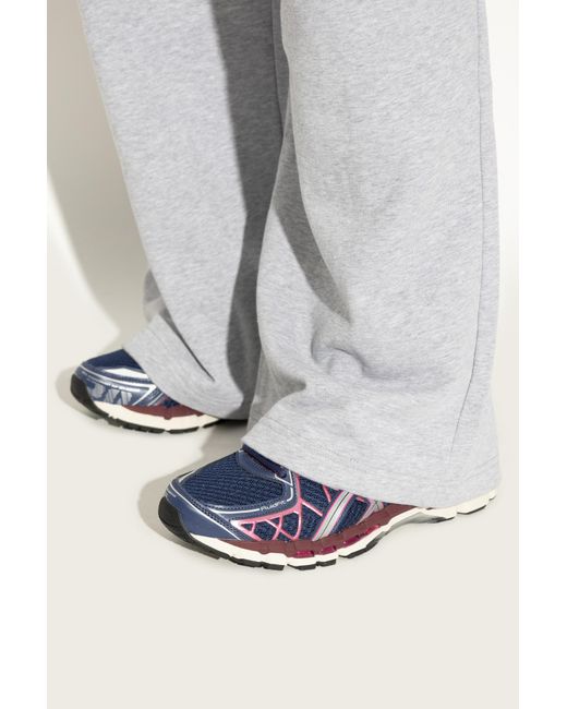 Asics Purple Round-Toe Sneakers for men