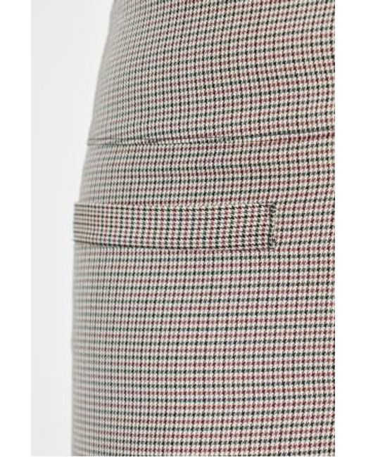 Courreges Gray Houndstooth Pattern Trousers