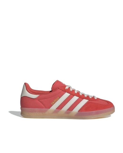 Adidas Originals Red Gazelle Indoor Lace-Up Shoes for men
