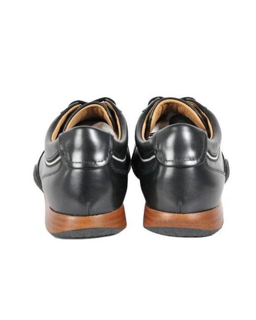 Bally Black Logo Details Casual Sports Shoes
