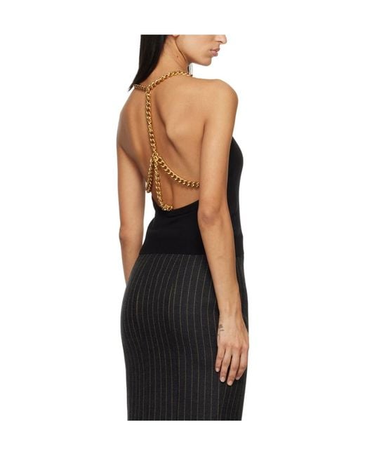 Moschino Black Chain Sling