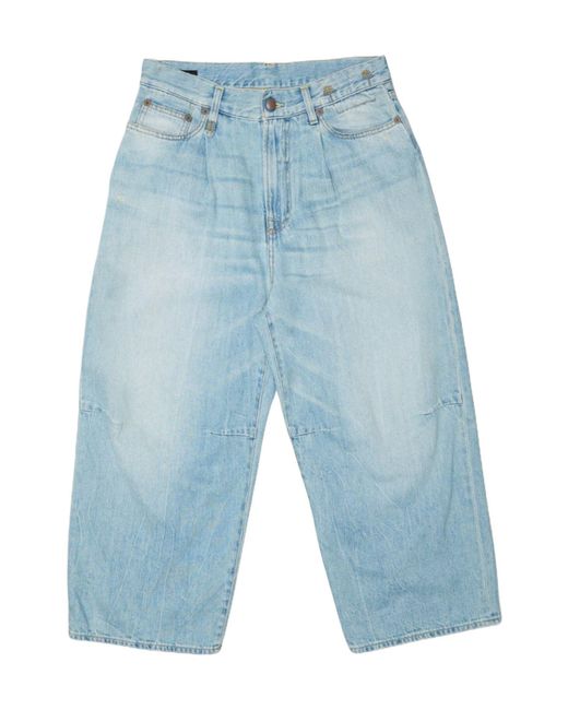 R13 Blue Belt Ring Jeans
