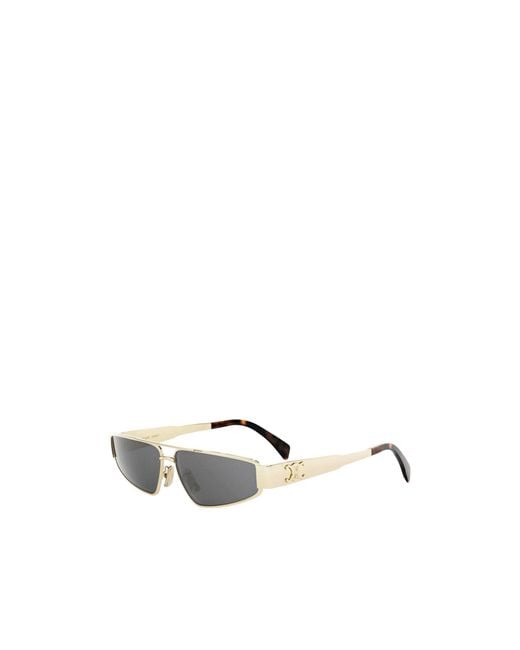 Céline White Full Frame Sunglasses for men