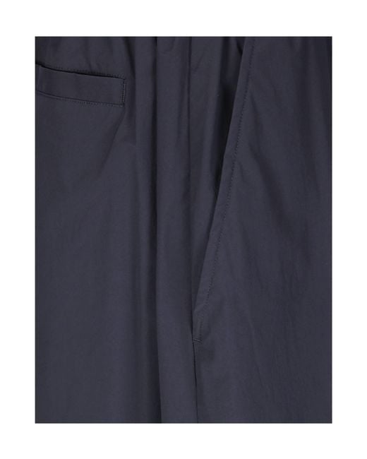 MM6 by Maison Margiela Blue Logo-Embroidered Drawstring Trousers