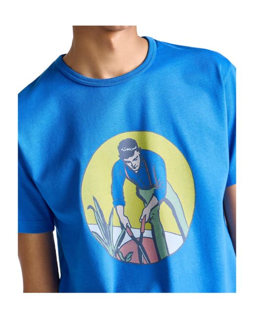 J.W. Anderson Blue Jw Anderson Gardener T-Shirt for men