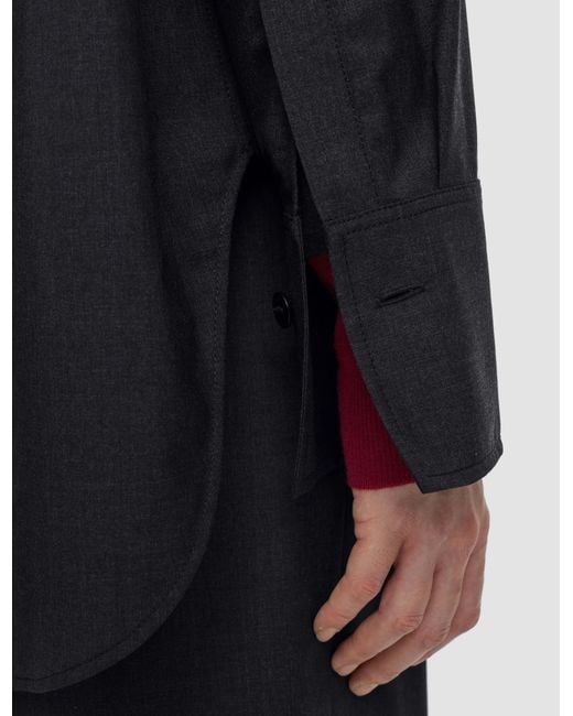 Joseph Gray Button-Up Shirt