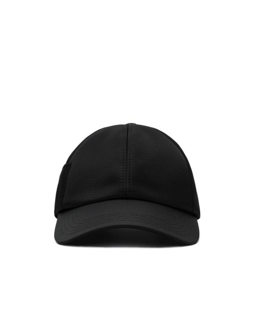 Jacquemus Black Ovalie Baseball Cap for men