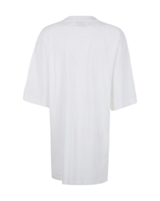 Loulou de Saison White Ayaz Oversized T-Shirt Dress