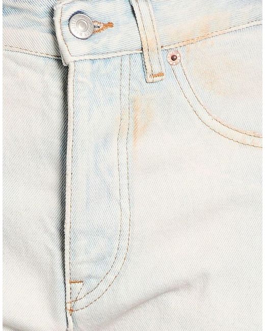 MM6 by Maison Margiela White Five Pockets Tapered Jeans