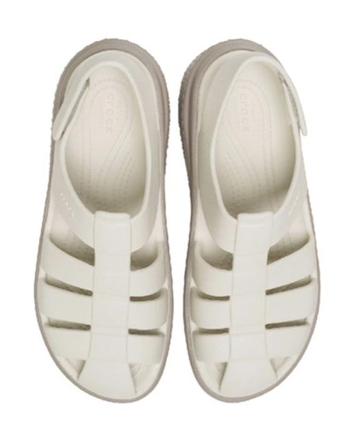 CROCSTM Gray Platform Sandals