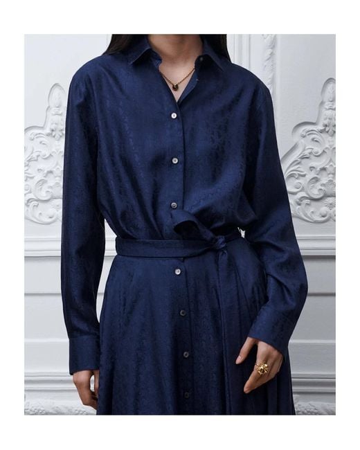 Dior Blue Blouse