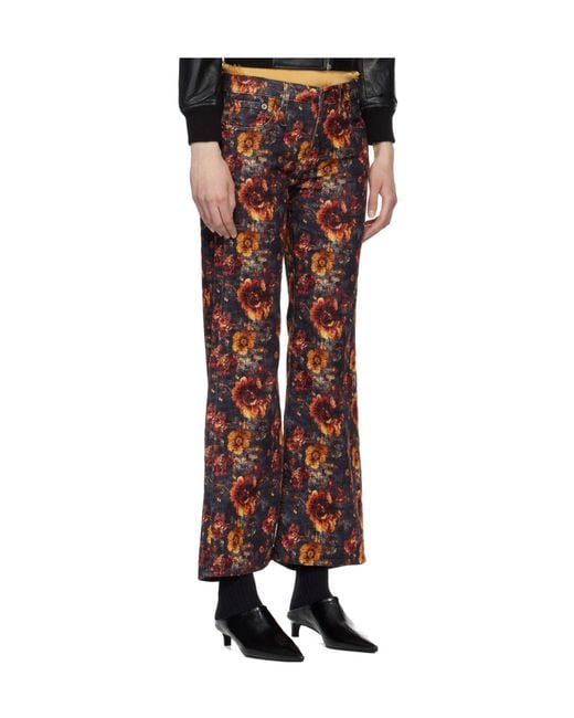 R13 Joan Flared Cropped Jeans