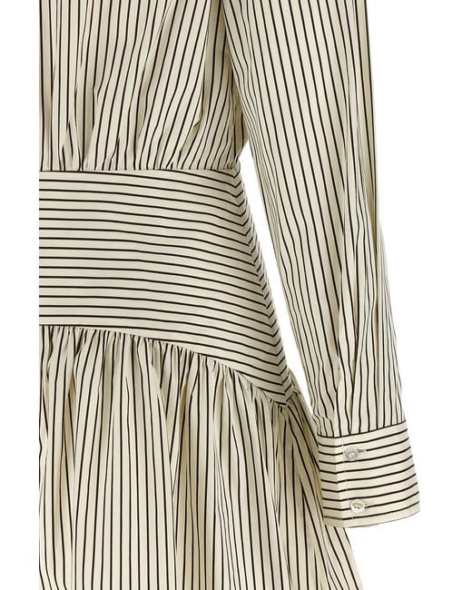 Staud Gray Rocco Mini Dress