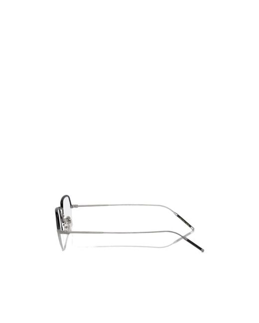 Oliver Peoples Metallic Tk-7 Geometric-Frame Glasses for men