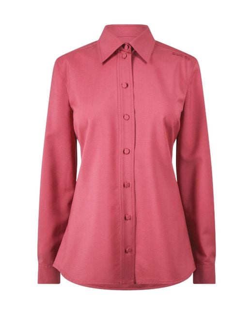Gucci Pink Mohair Shirt