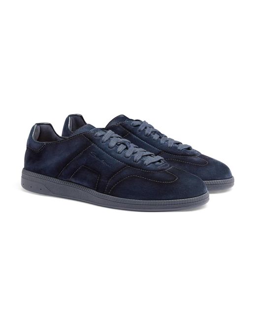 Santoni Blue Dbs Oly Low-Top Sneakers for men