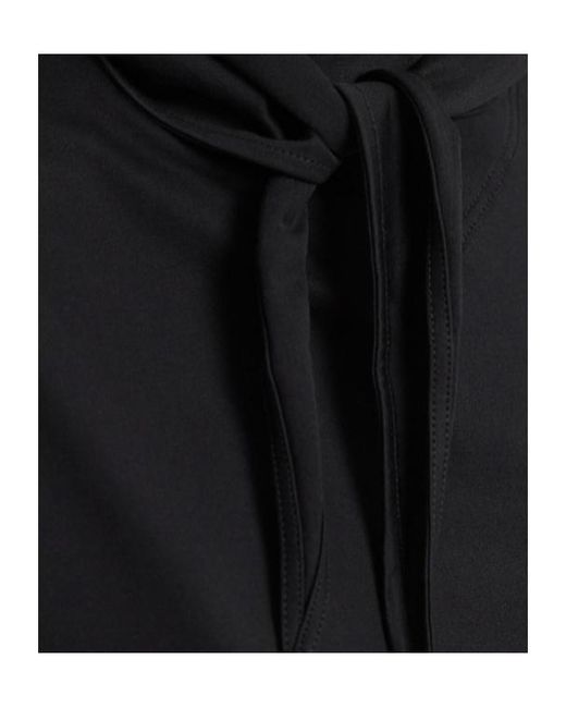 Lemaire Black T-Shirt W/ Scarf