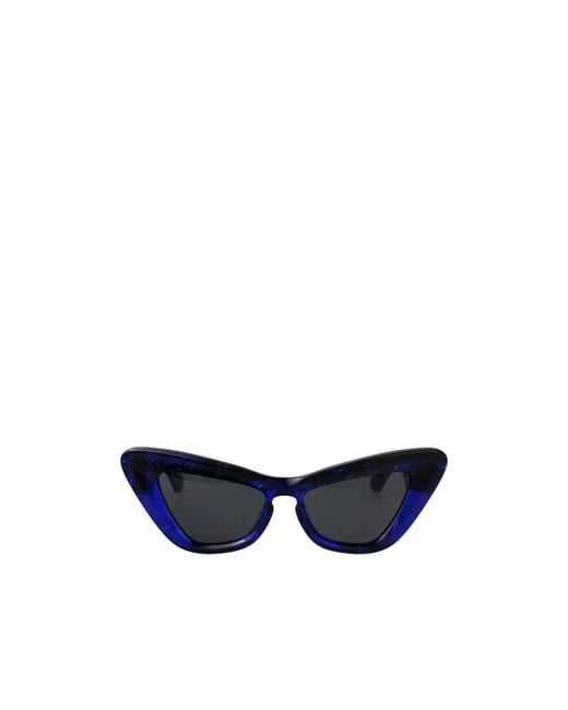 Burberry Blue Eyewear Cat-Eye Sunglasses