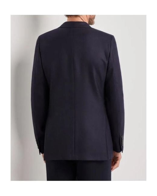 Canali Blue Kei Suit Jacket for men