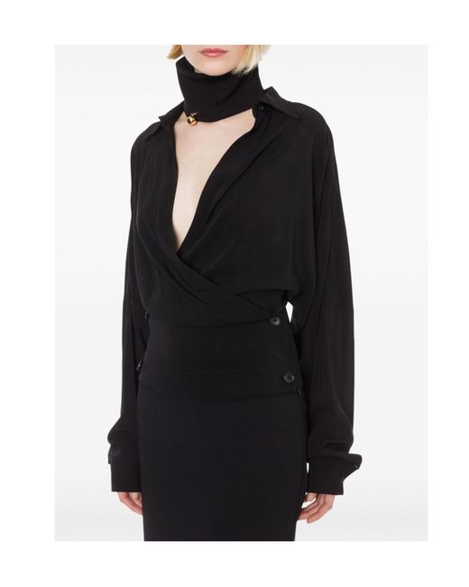 Philosophy Di Lorenzo Serafini Black Blouse
