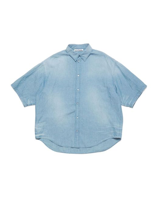 Acne Blue Denim Shirt for men