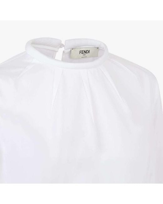 Fendi White Cotton Shirt