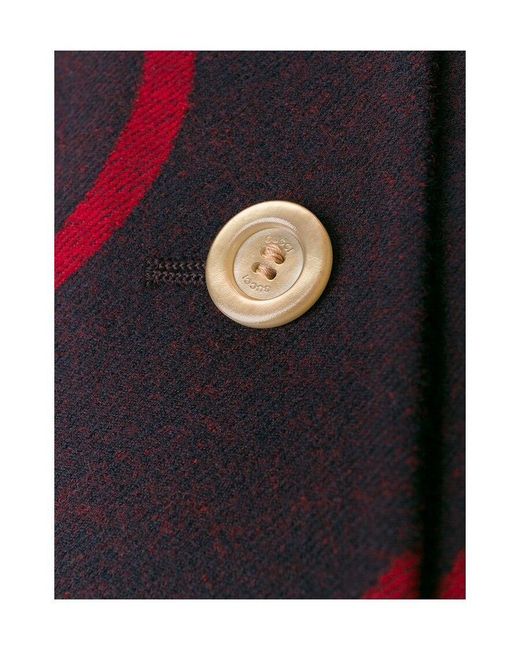 Gucci Purple Interlocking G Reversible Wool Skirt