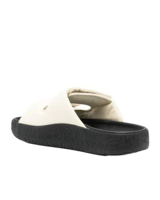 Veja White Etna Bold Double-Strap Slides
