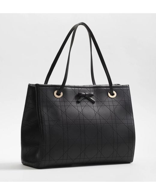 Dior Black Medium Promenade Shopping Bag