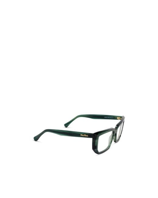 Max Mara White Cat-Eye Glasses for men