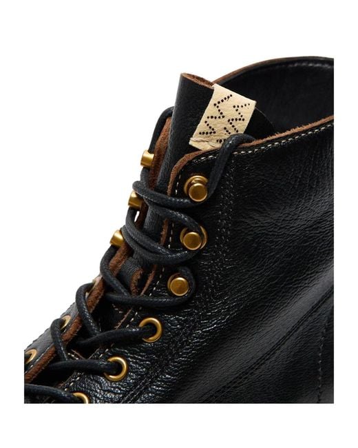 Visvim Black Lace-Up Boots for men