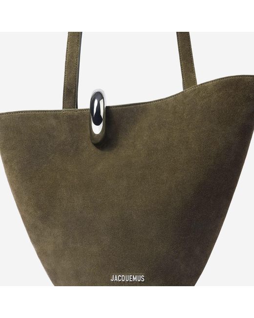 Jacquemus Metallic Asymmetrical Designed Tote Bag