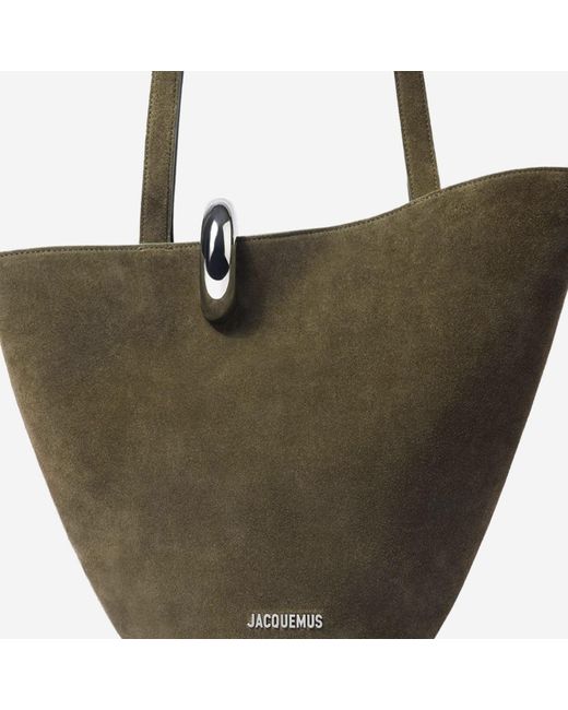 Jacquemus Metallic Asymmetrical Designed Tote Bag